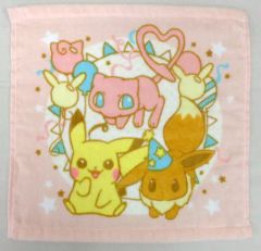 [중고] 수건·수건(캐릭터) 피카츄&이브이&뮤우 핸드 타올 [포켓몬스터 Pokemon Collection 복권 2017] D상