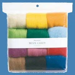 【在庫処分】ハマナカ ウールキャンディ12色セット(ベーシックセレクション)#1 H441-122-1