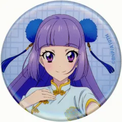 【中古】バッジ・ビンズ 氷上スミレ(アップ) 「アイカツ! 10th STORY ～未来へのSTARWAY～ アニメイトフェア 描き下ろし チャイナドレスver. トレーディング缶バッジ」