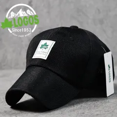 LOGOS キャップ 帽子 メンズ レディース ロゴス フェイクジュート 麻 ブランド アウトドア キャンプ 父の日 プレゼント ギフト アクセサリー 7986766 LS3S206 (ブラック)のサムネイル