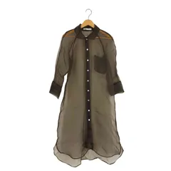 ザラ ZARA シアー シャツワンピース レディース import：XS 