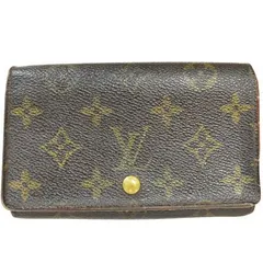 【中古】 ルイヴィトン LOUIS VUITTON ポルトモネ ビエ トレゾール L字ファスナー 二つ折り 財布 モノグラム レザー M61730 01MQ524
