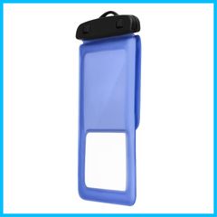 ｢FLOAT 浮く防水･防塵･背面ポケット付きケース SAVER ケース(汎用) POCKET｣ LEPLUS クリアブルー ルプラス LN-SM67WP05CBL