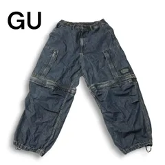 24AW★ GU × UNDERCOVER ジーユー × アンダーカバー 通年 デニム コンバーチブル ワイド カーゴ パンツ Sz.M　メンズ