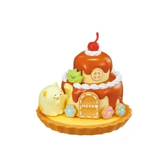 【中古】トレーディングフィギュア 4.ねこ＆ざっそう 「すみっコぐらし わくわくときめき!お菓子のお家」