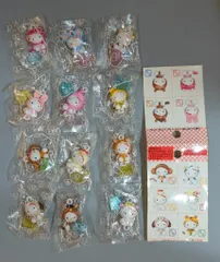 サンリオ ハローキティ 十二支変身はろうきてぃジョイントマスコット 全12種セット 2000年