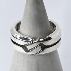 美品✨グッチ　指輪　リング　14号 ノット　インフィニティ　ワイド 楽天市場】GUCCI RING グッチ ノットリングホワイトゴールド