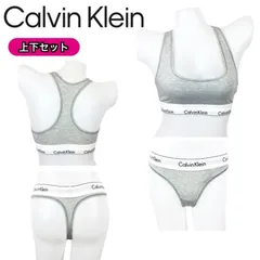 カルバンクライン calvin klein アンダーウェア 下着 セットアップ グレー/Tバッグ F3785 F3786 ブラジャー ブラ パッドなし パンツ ショーツ Tバック CALVIN KLEIN 新品 正規品 未使用品