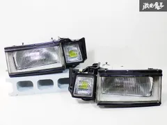 ⭐︎AE86 レビン　ヘッドライト　助手席側　希少フォグ付き⭐︎ Yahoo!オークション -「ae86レビン フォグ」(純正品