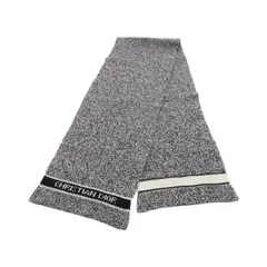 クリスチャンディオール Christian Dior マフラー ロゴ 05DWI314I007 ウール マフラー レディース Used Aのサムネイル
