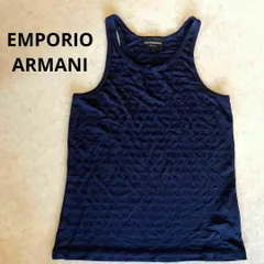 EMPORIO ARMANI タンクトップ 紺色 ボーダー ユニセックス?