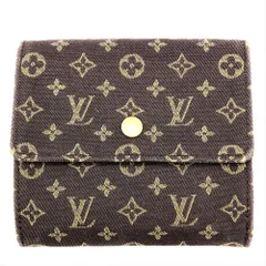 ルイヴィトン LOUIS VUITTON 二つ折り財布 三つ折り財布 キャンバス レザー M95233 ブラウン TH0096 モノグラムミニラン ポルトフォイユエリーズ ユニセックス【中古】
