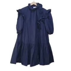美品　メゾンキツネ　ハイネック　ワッフルニット　長袖膝丈ワンピース　総柄 MAISON KITSUNE 未使用 25SS メゾンキツネ DRESSED FOX INTARSIA