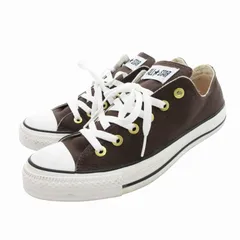 コンバース CONVERSE オールスター ALL STAR FLATEYELETS OX スニーカー シューズ ローカット キャンバス US7 25.5cm 茶 ブラウン /HO