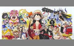 ス*I様 ワンピース つながるポスター 額縁入り 非売品 99巻〜101巻