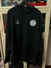 使用感 Nike(ナイキ） ジョーダン psg 裏起毛 長袖 Tシャツ m （ 95 ー 100 ）