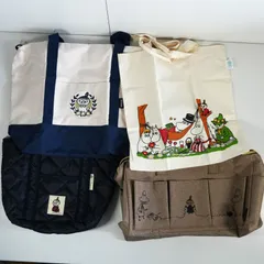 [IM]  ムーミン バッグ スナフキン リトルミィ ムーミンパパ＆ママ 4点セット