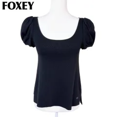 ☆美品☆FOXEY/フォクシー半袖ニットトップス カットソープルオーバー