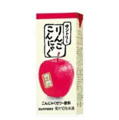 サントリー りんごこんにゃく 250m×24本入　紙パック　ゼリー飲料　林檎　りんご　リンゴ　アップル　こんにゃくゼリー