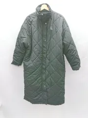 ◇ ⊇ CLASSICALELF クラシカルエルフ キルティング生地 長袖 ロングコート サイズL ブラック レディース E  【1501230041928】