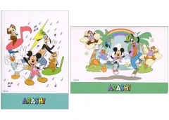 【中古】ノート・メモ帳(男性アイドル) 嵐 ミニノート2種セット 「ARASHI EXHIBITION “JOURNEY” 嵐を旅する展覧会」 ミッキーマウスグッズ