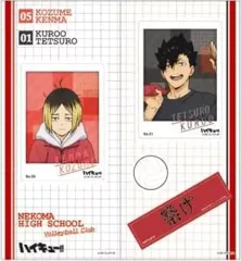 【中古】食玩 ステッカー・シール 孤爪研磨＆黒尾鉄朗 「ハイキュー!! きゃらくたぶるステッカーズ2」