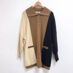 リリアンビューティー Liliane Burty ニット チュニック ベージュ系 Lサイズ 962507のサムネイル