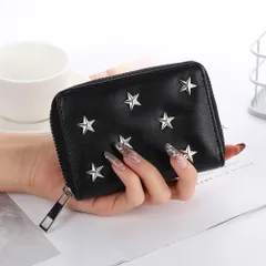 ☆ ブラック ☆ カードケース カード入れ かわいい コンパクト cardcase026 カードケース カード入れ コンパクト じゃばら 財布 サイフ お財布 ミニ ミニ財布 小さめ コインケース お札入れ お札 カード 名刺 レディース かわいい