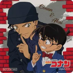 【中古】マグカップ・湯のみ 江戸川コナン＆赤井秀一 コースター 「名探偵コナン」 コナンストア グッズ購入特典