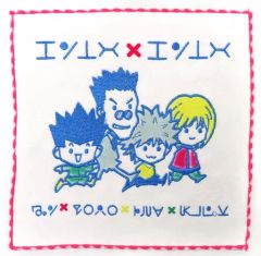 【新品未開封】冨樫義博展 限定 HUNTER×HUNTER 刺繍ミニタオル 中古】雑貨 HUNTER×HUNTER 刺繍ミニタオル 「冨樫義博展 -PUZZLE