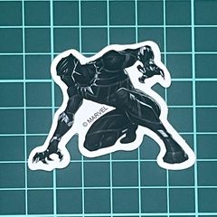ST225 防水ステッカー シール ブラックパンサー アベンジャーズ マーベル