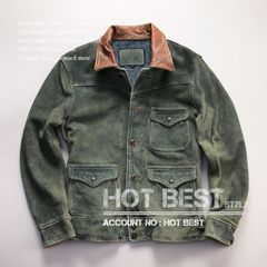 入手困難✨COACH レザージャケット 裏地総柄 シグネチャー グリーン