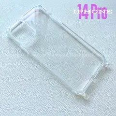 ストラップ用 iPhone14Pro ストラップホール付き クリア スマホ ケース 取り外し可能 落下防止 ショルダー クロスボディ iPhone 透明 スマホ ケース スマホケース KASUGAR No.110