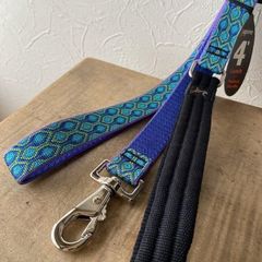 旧型ゲート式１２０cmリード　レインソング柄　25ｍｍ幅　LUPINE　ルパイン　パッド付き　アメリカ製　軽量　丈夫