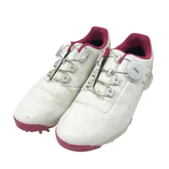 ASICS ゴルフシューズ ホワイト/ピンク アシックス ゴルフシューズ 27㎝ 白×ピンクライン 新品 - メルカリ