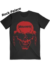 Megadeth：Vic Hi-Contrast Red Tシャツ