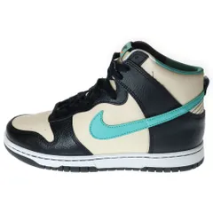 NIKE (ナイキ) DUNK HIGH RETRO EMB PEARL WHITE DO9455-200 ダンクハイEMB パールホワイト ハイカットスニーカーシューズ ブラック/ベージュ US8/26.0cm