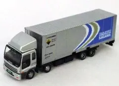 【中古】鉄道模型 1/150 いすゞギガ 佐川急便 31ftコンテナ(シルバー) 「ザ・トラックコレクション 第4弾」 ディスプレイモデルのサムネイル