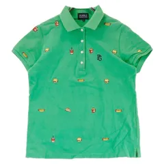 サイズ：1 PEARLY GATES パーリーゲイツ  半袖ポロシャツ 総柄 グリーン系 [240101370724]# ゴルフウェア レディース ストスト