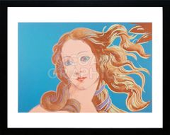 アンディ ウォーホル「ヴィーナスの誕生(ブルー) ,1984」展示用フック付ポスター ポップアート 発送目安10～15営業日
