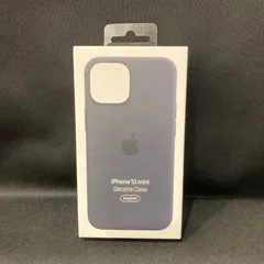 【未使用品】Apple純正品 iphone13mini シリコンケース ミッドナイト　ブルー MM223FE アップル 830-11