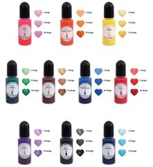 キャンドル　染料　10ml 10色セット　ジェルキャンドル　パラフィンワックス　ジェルキャンドル作り