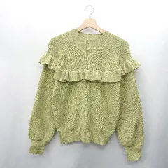 ◇ ⊇ Te chichi テチチ 長袖 ニット サイズ フリー グリーン系 レディース E  【1409240052593】