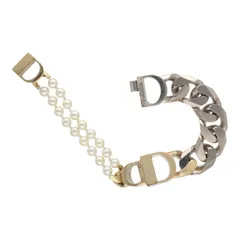 【中古】 Christian Dior クリスチャン・ディオール  ブレスレット   ×SACAI ICON パールブレスレットM 23006859 YM