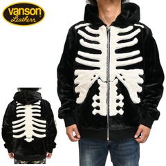 VANSON 50th アニバーサリージャケット スカルボーンLサイズ バンソン 