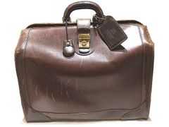 Mulholland Brothers マルホランドブラザーズ ダレスバッグ ◆ ダークブラウン レザー ハンドバッグ メンズ ブリーフケース ビジネス ▼7D