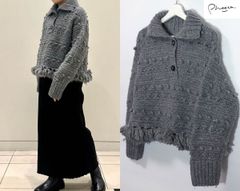 希少/Vintage□イッセイミヤケ ホワイト 七分袖ロングシャツ 1枚生地  