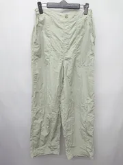 ◇ ⊂ Samansa Mos2 blue ナイロン ベイカー パンツ サイズフリー カーキ レディース P  【1409090030666】