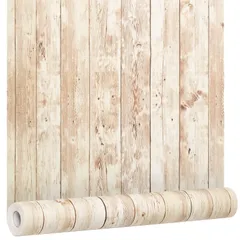 【フォロー割】北欧 厚手 壁紙シール 45cm×10m リメイクシート 木目調 壁紙補修 ふすま紙 シール 壁紙の上から貼れる 【DIYのプロ齋藤先生推薦】壁紙 はがせる壁紙