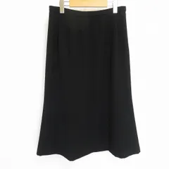 #a 東京ソワール SOIR PERLE スカート 13号 黒 ブラック ロング 礼服 フォーマル 大きいサイズ 美品 レディース [962959] k01